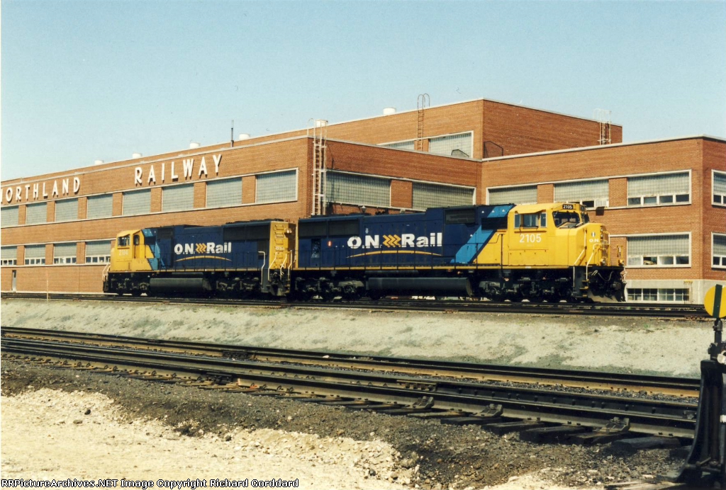 Two SD75Is at the main office and shops of the ONR
